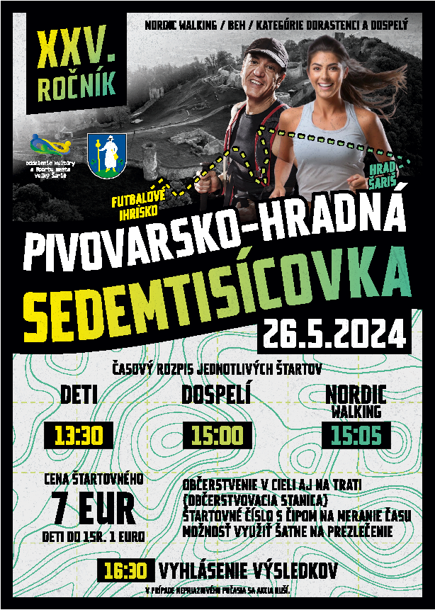 plagát pivovarsko hradná sedemtisícovka